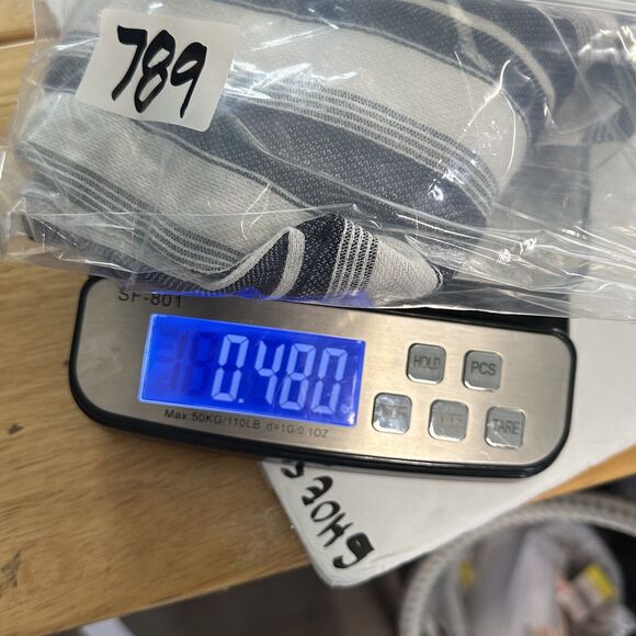 ASTR Sundress Jumper Pockets Casual Sleeveless Striped V-neck Gray White Size M - Picture 12 of 12